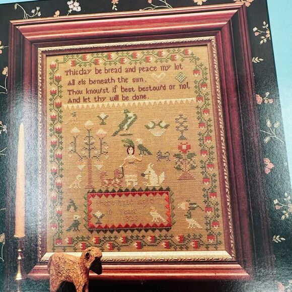 SHEEPISH DESIGNS Sampler Lot Cross stitch Patterns 1 4 5 7 Sarah E. Pope Sampler - Picture 7 of 16